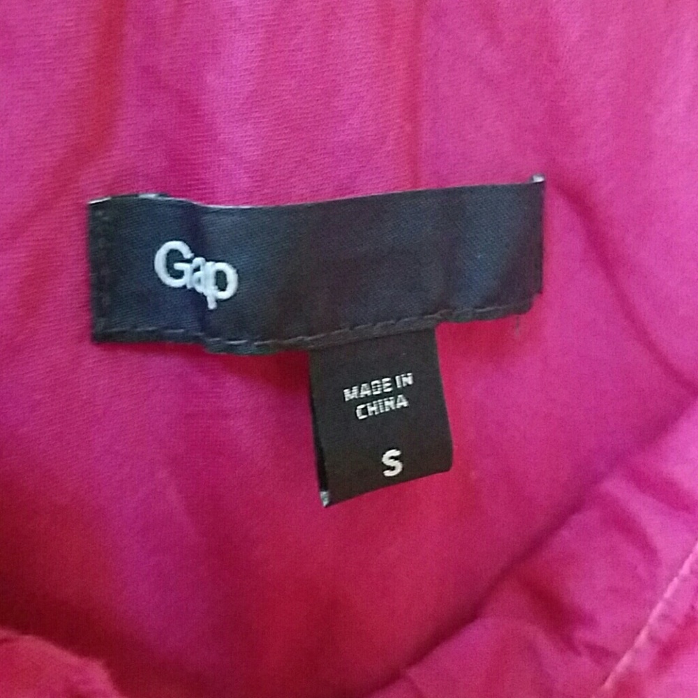 GAP Silk/Cotton Blend Ruffle Tank Size Small - Picture 5 of 7